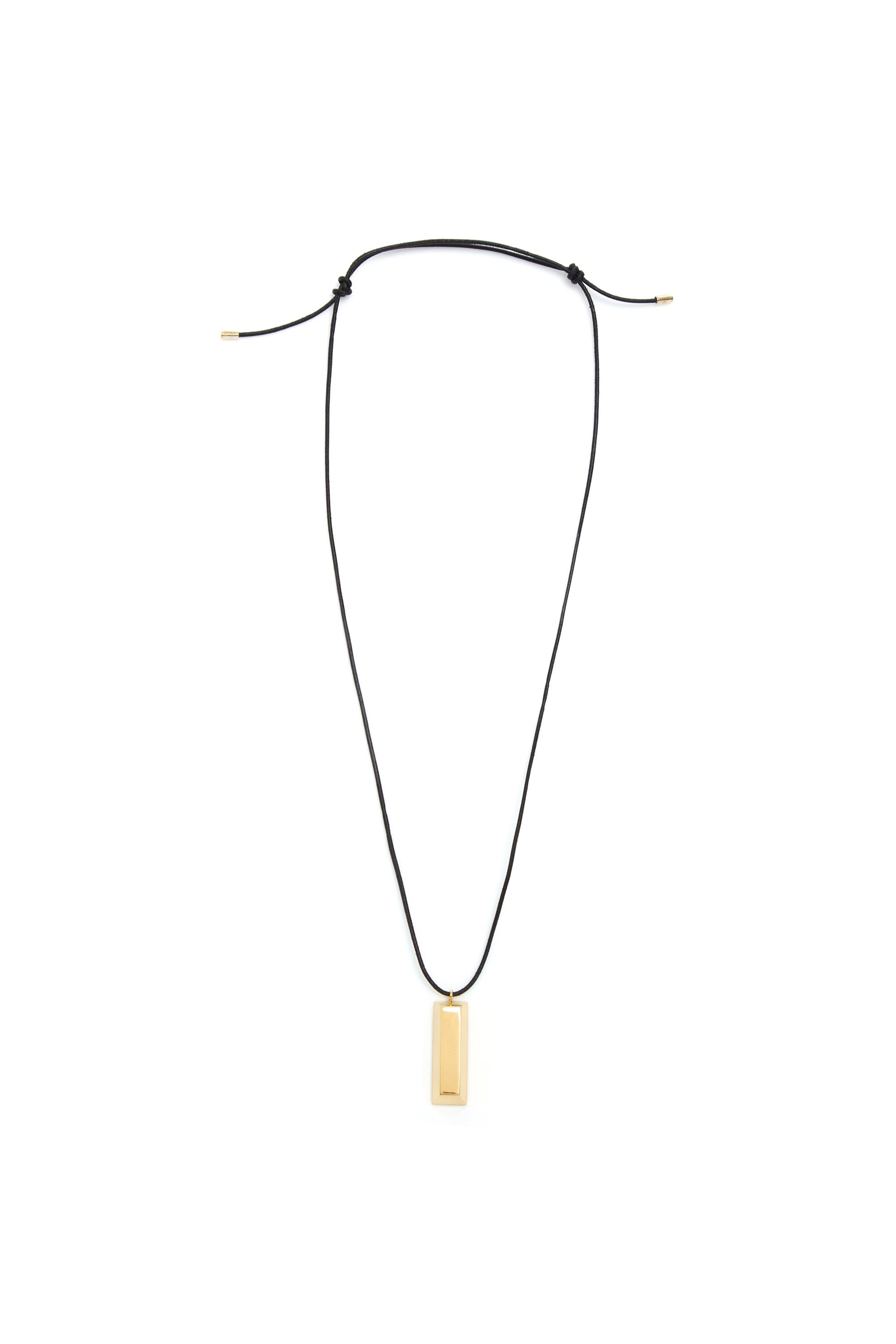 One Gold Bar Necklace in Yellow Gold 18K - 1