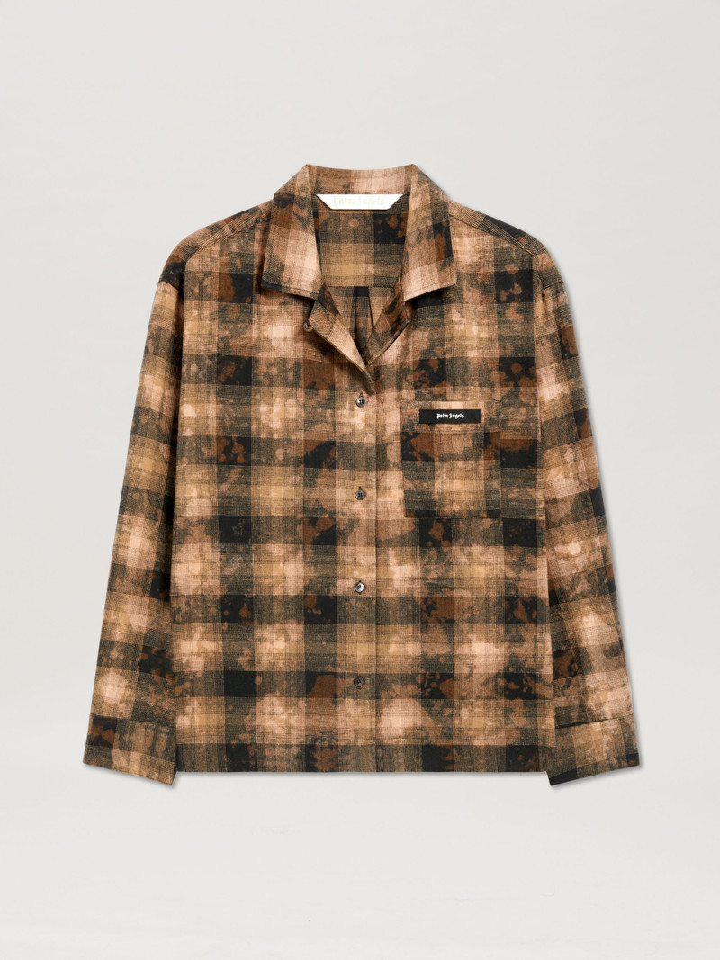 Curved Logo Check Shirt 1