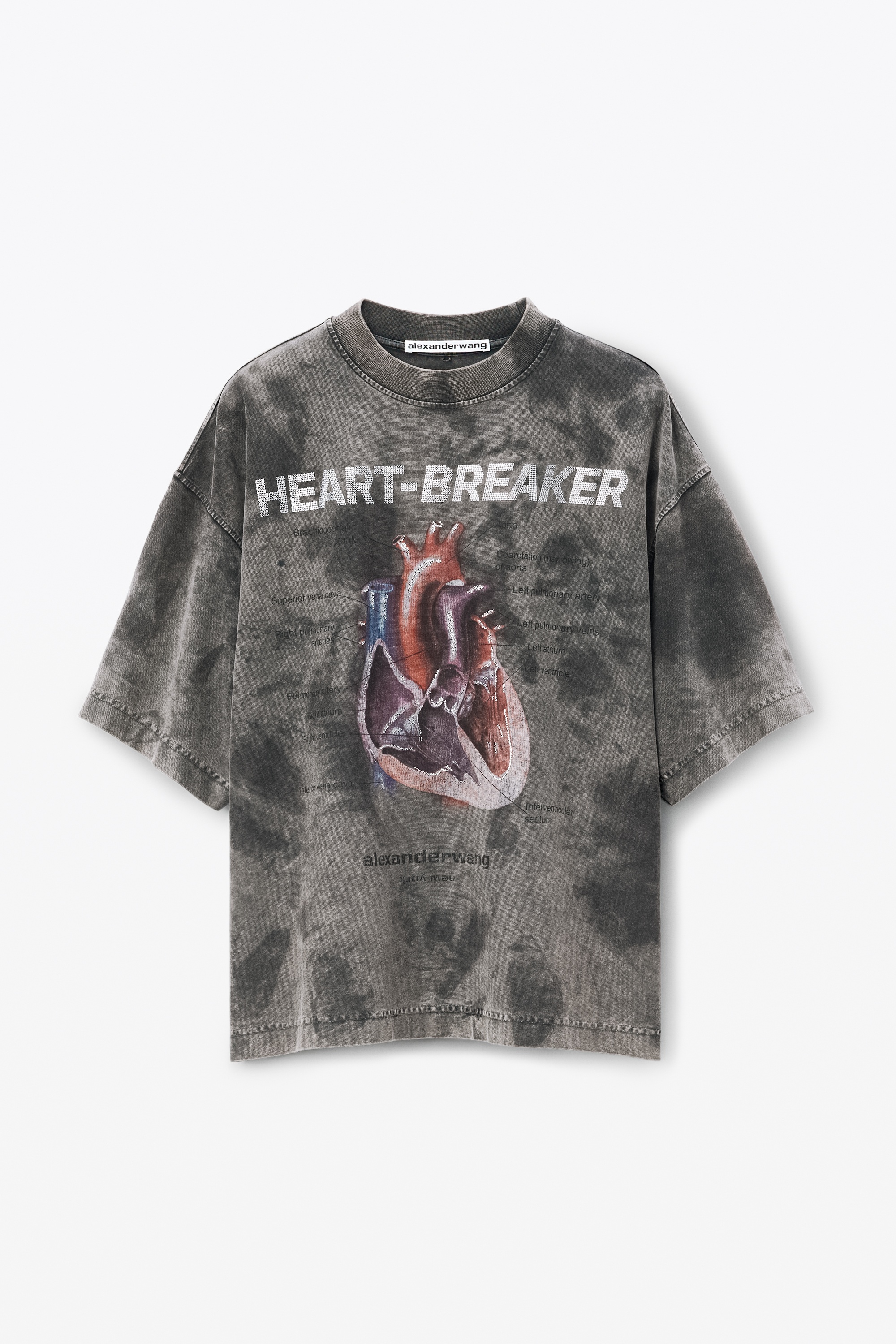 Heartbreaker Graphic Print Tee in Cotton Jersey - 1