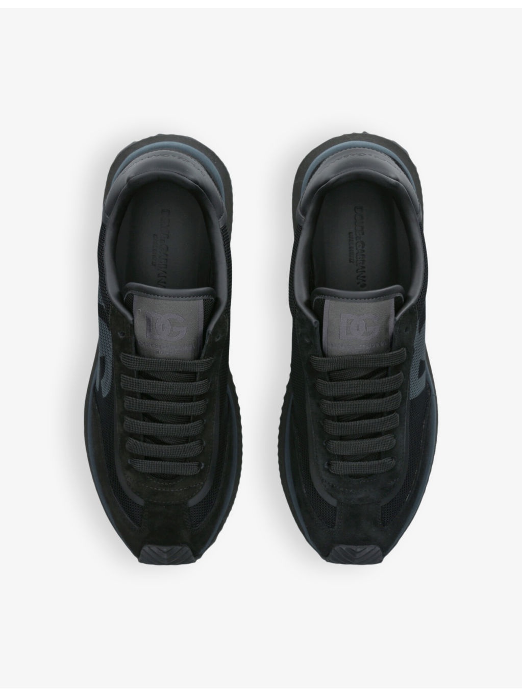 Aria branded suede and mesh trainers - 2