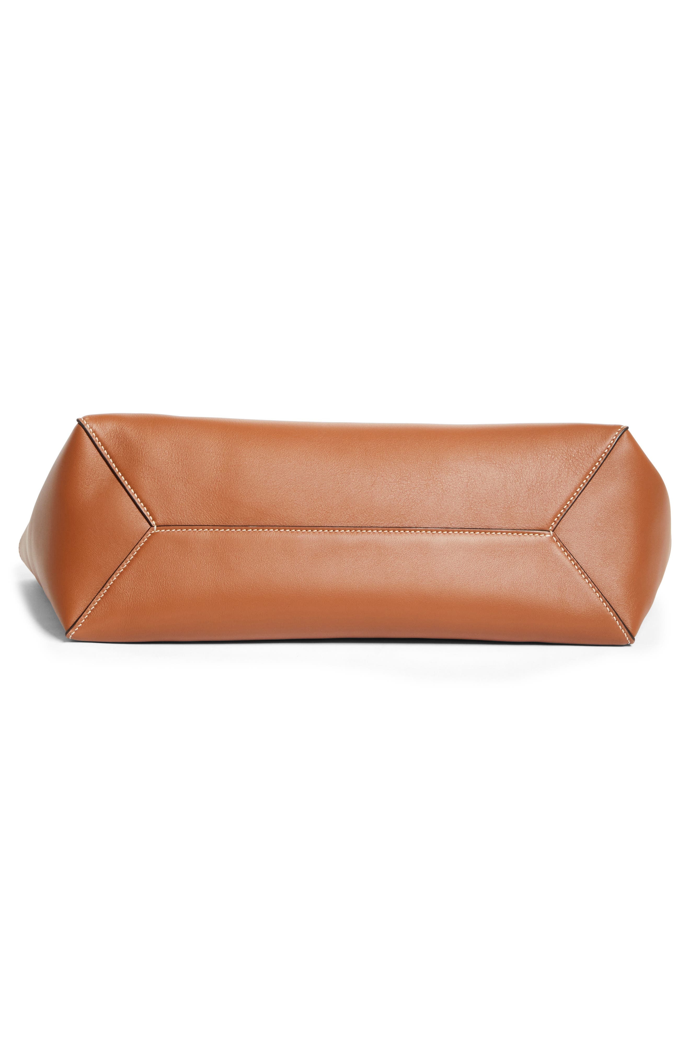 Jimmy Choo Medium Diamond Leather Belted Tote in Tan/Ecru/Gold at Nordstrom - 7