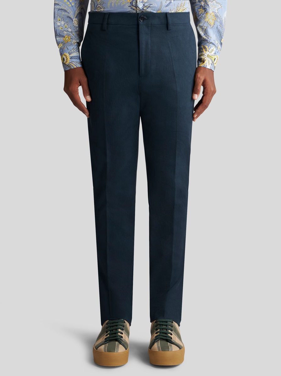 PAISLEY JACQUARD TROUSERS - 2
