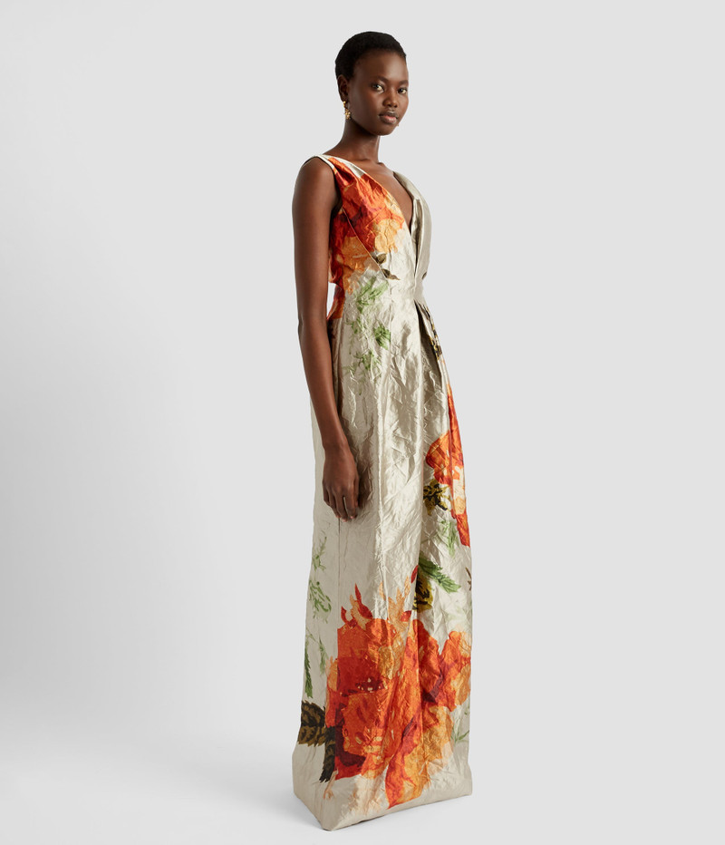 V NECK GOWN 4