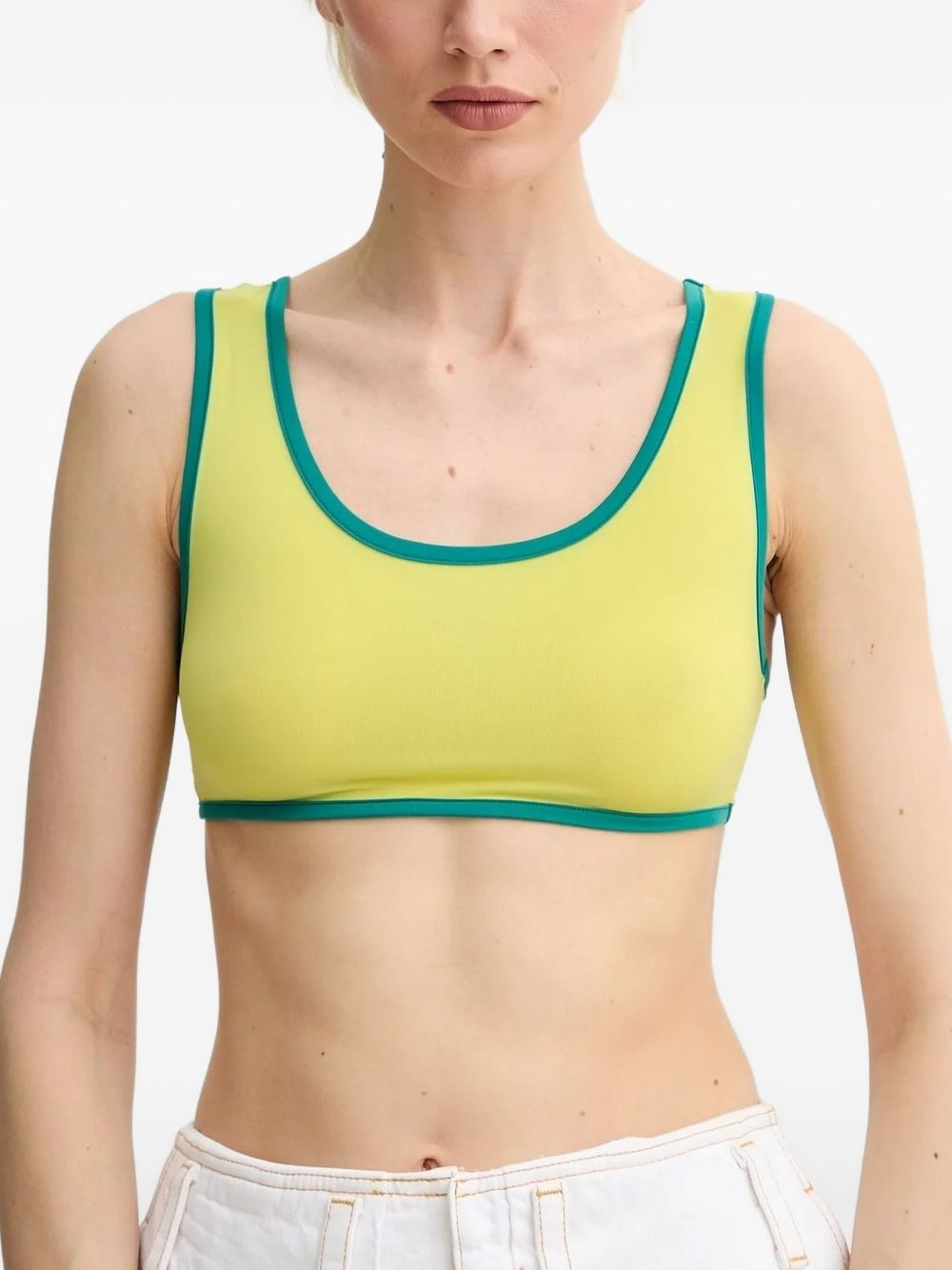 cut-out sleeveless top - 3