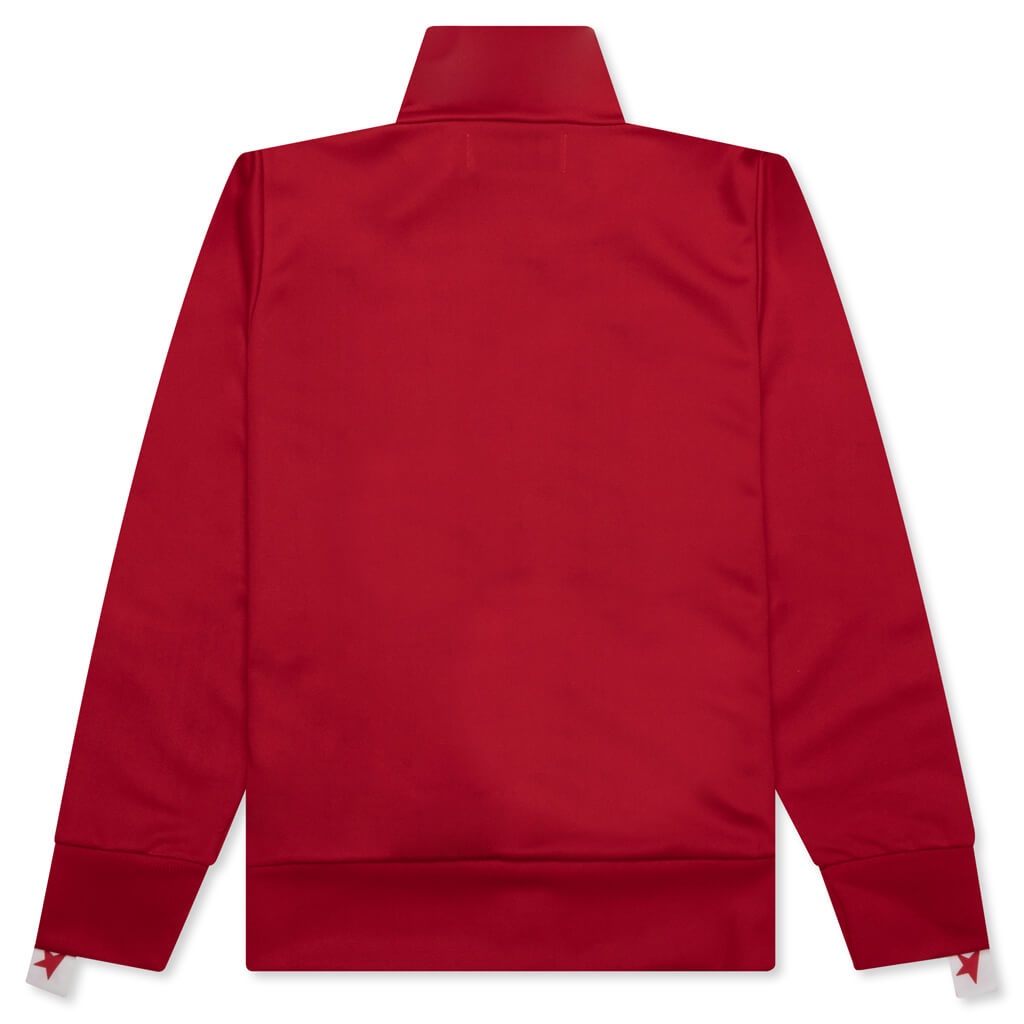 WOMEN'S STAR ZIPPED TRACK JACKET - TANGO RED - 2