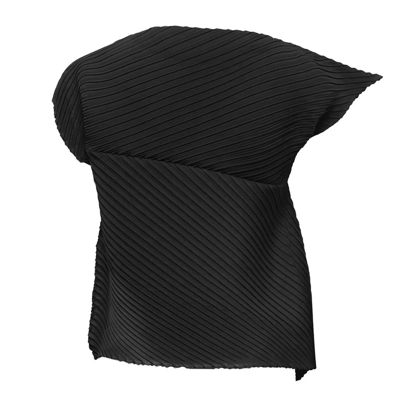 ISSEY MIYAKE Plaster Pleats Solid Pleated Top outlook