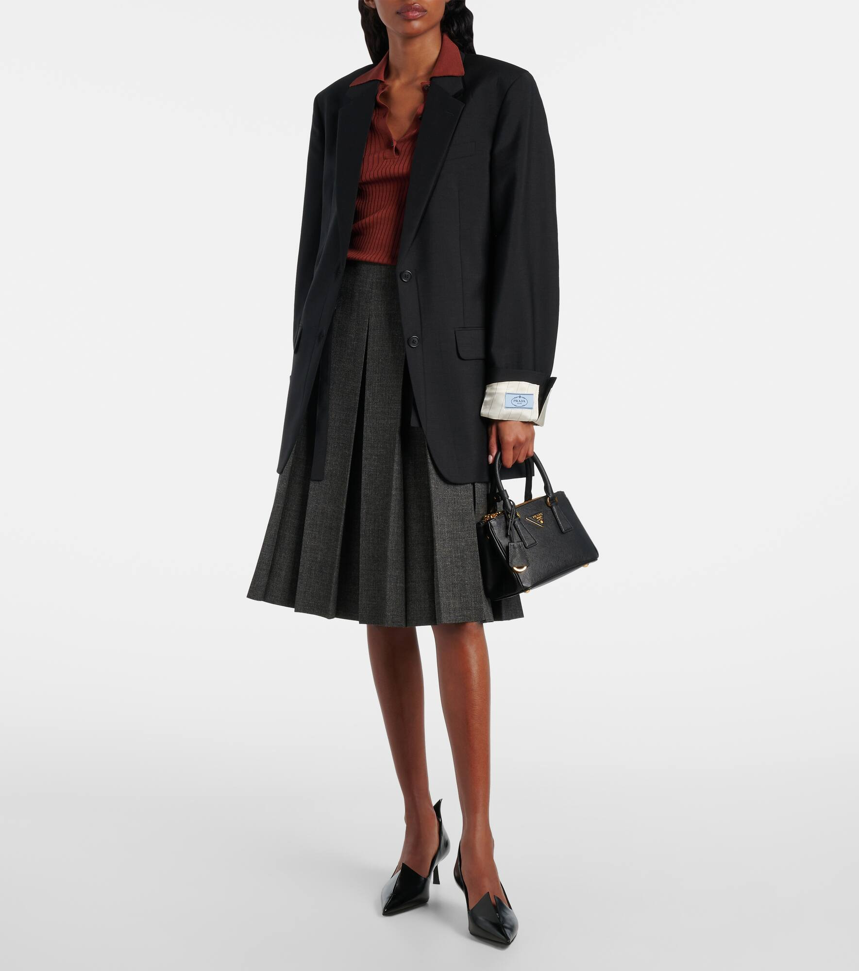 Galleria Saffiano Mini leather tote bag - 5