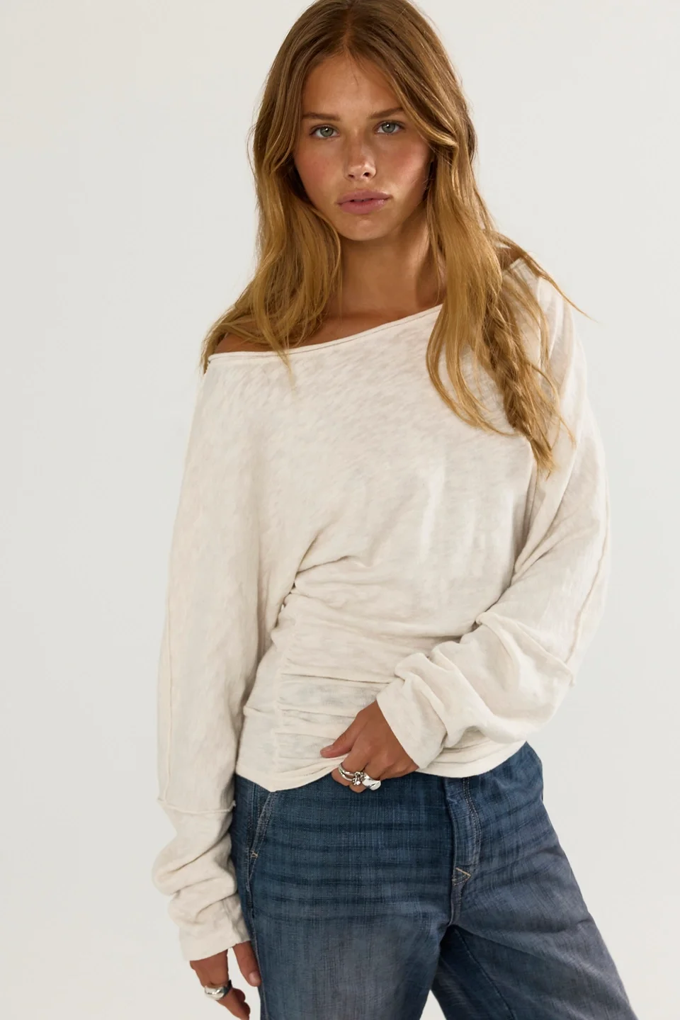 We The Free Europa Off-The-Shoulder Long Sleeve Top - 1