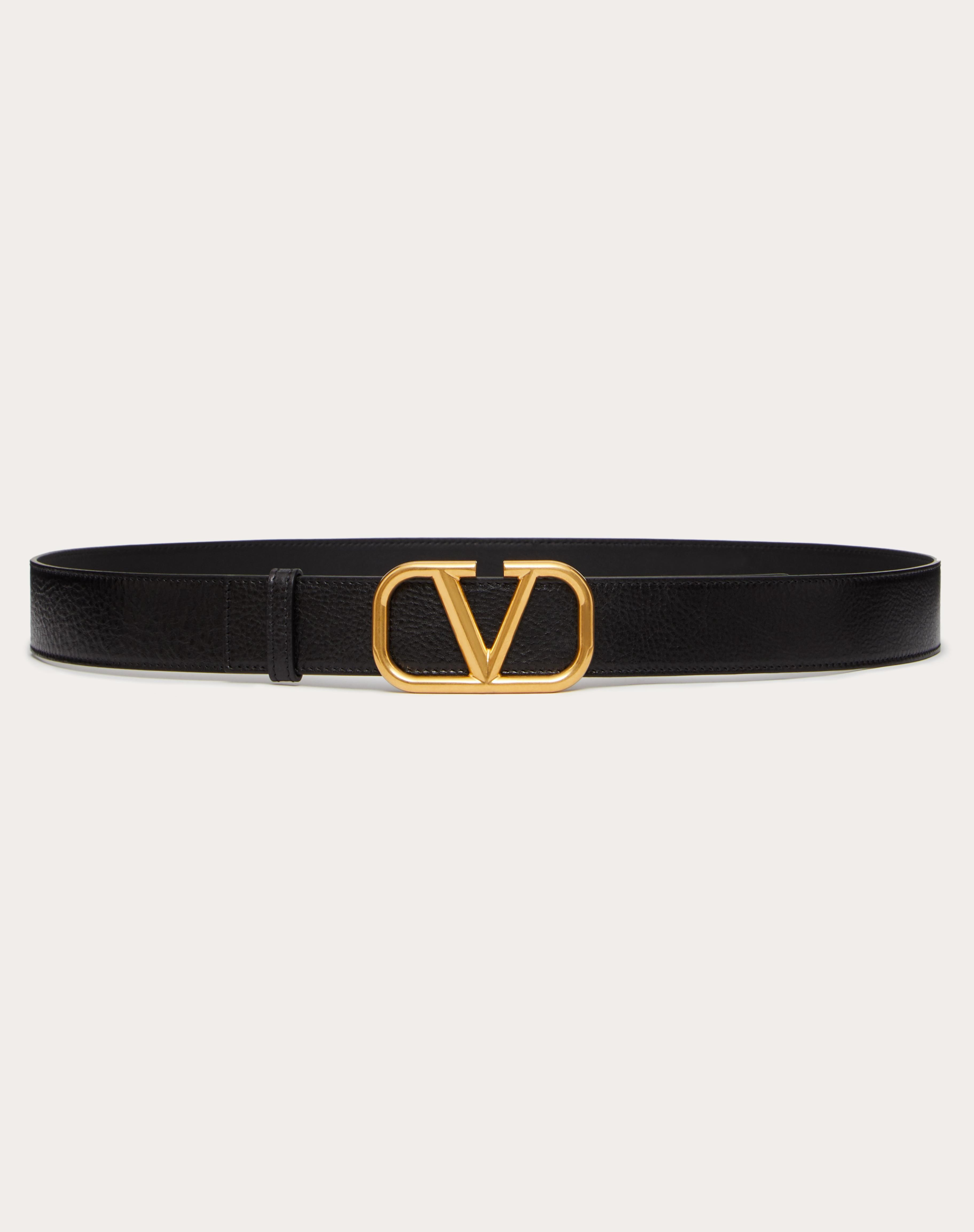 VLOGO SIGNATURE BELT IN OMBRÉ COWHIDE - 1