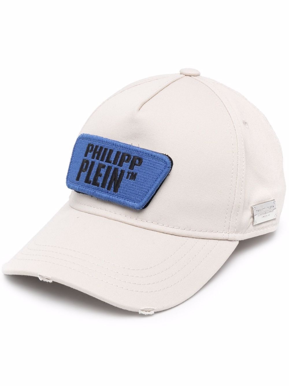 distressed logo patch cap - 1