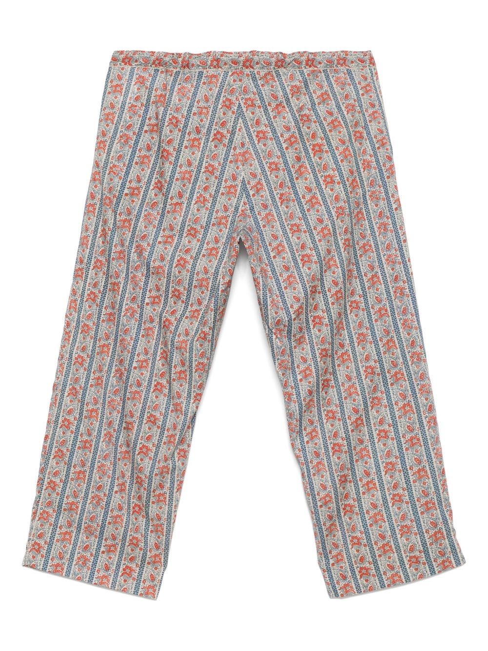 paisley-print trousers - 2