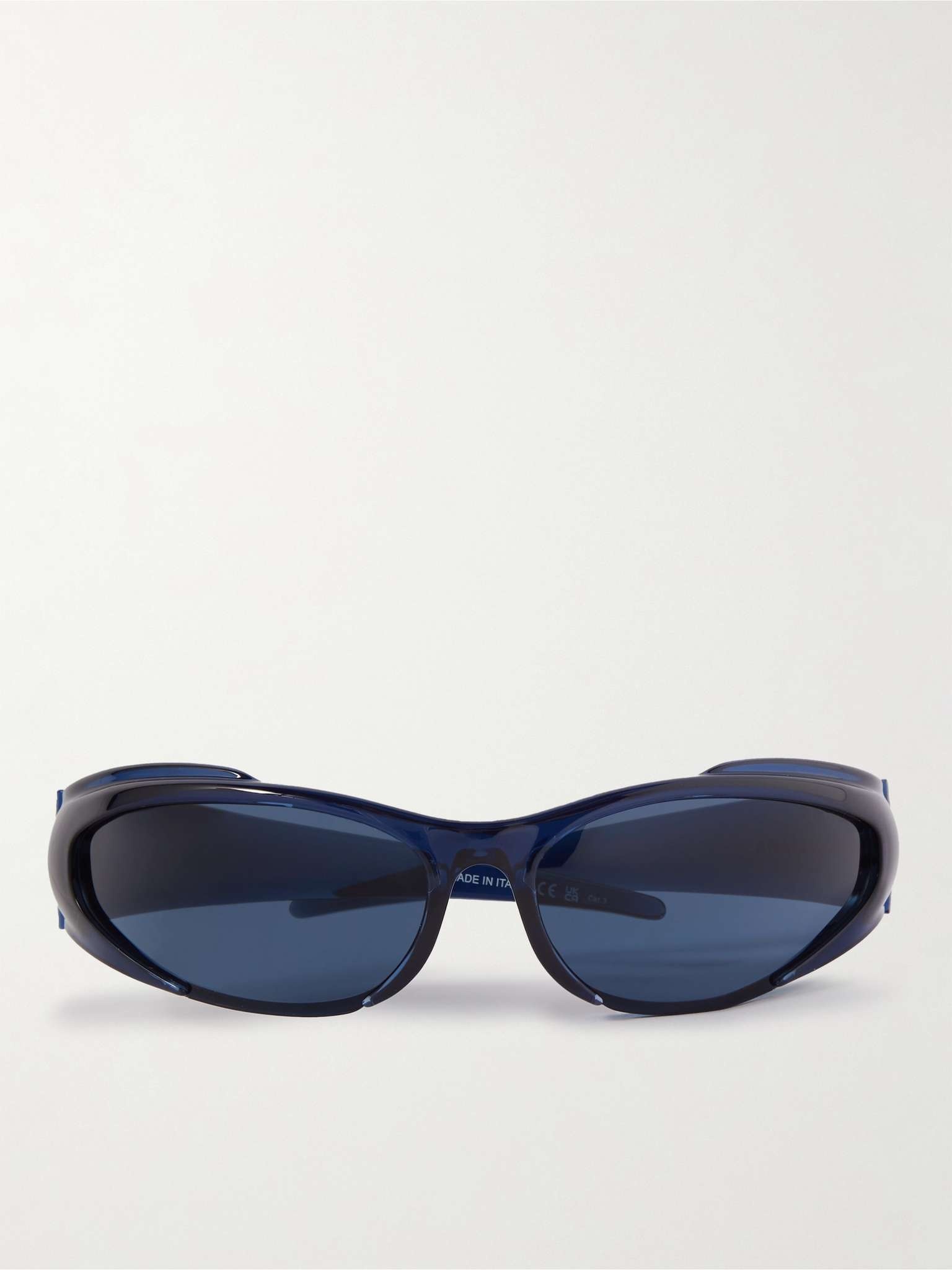 Cat-Eye Logo-Print Acetate Sunglasses - 1