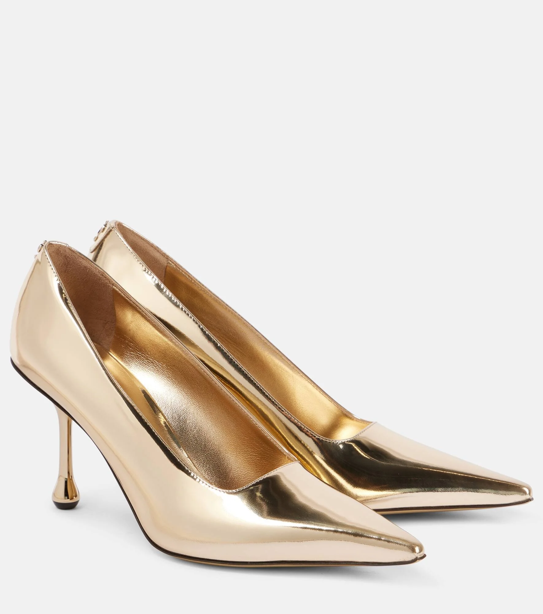 Ixia 80 mirrored leather pumps - 1