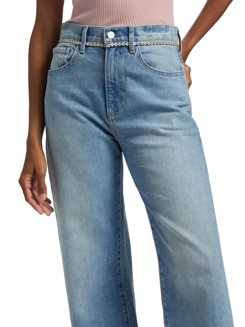 Women's Arellia High-Rise Ankle Jeans - Cosmic Embellished 6