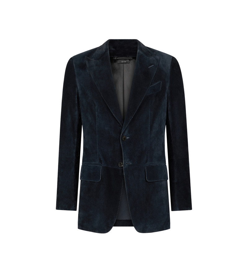 CASHMERE SUEDE SARTORIAL BLAZER - 1