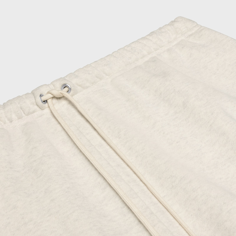 celine blason loose shorts in cotton fleece 3