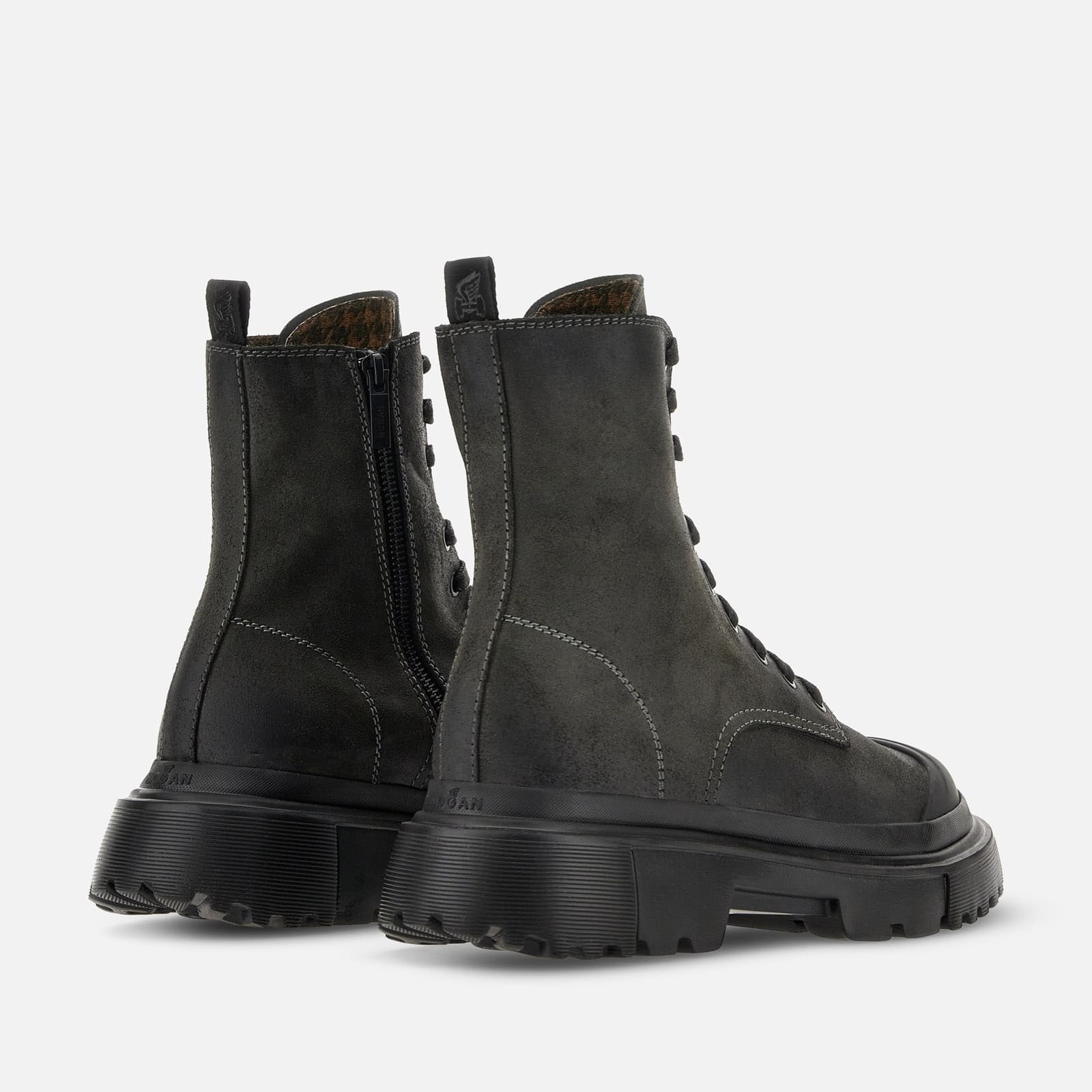 Combat Boots Hogan H619 Grey - 3