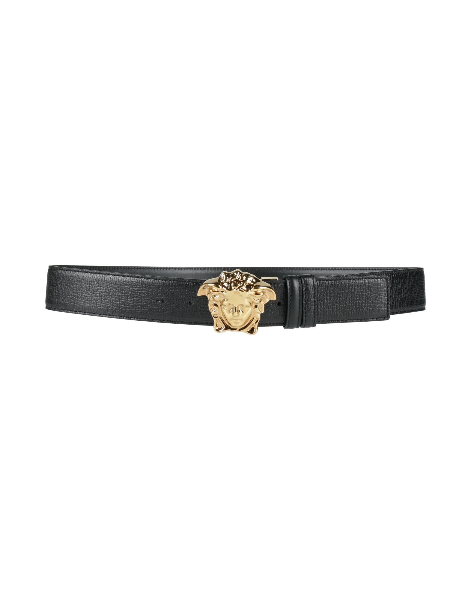 Black Men's Leather Belt - 2