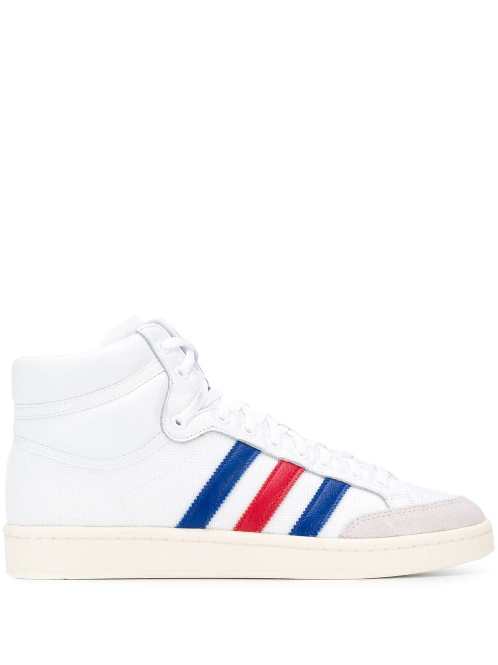 side stripe hi-top sneakers - 1