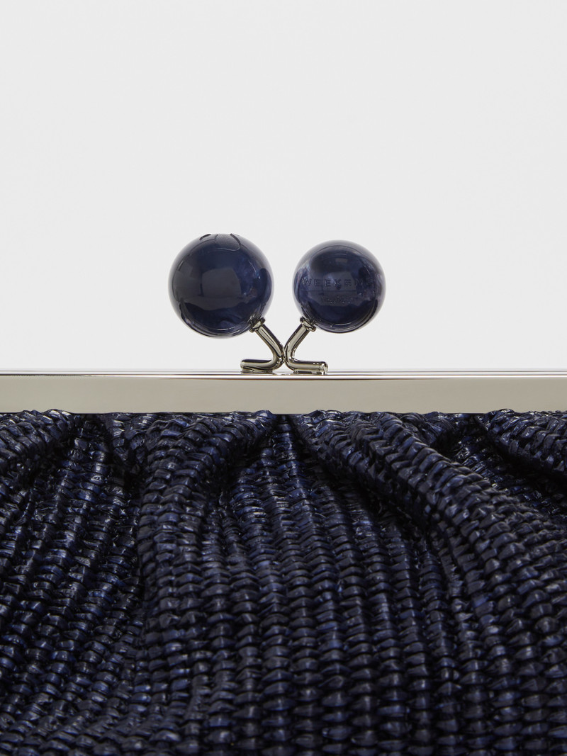 FORTUNA Medium raffia-effect Pasticcino bag 5