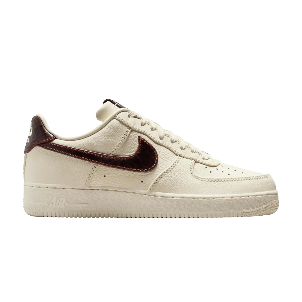 Nike Air Force 1 '07 'Soft Pearl Brown Croc' - 1