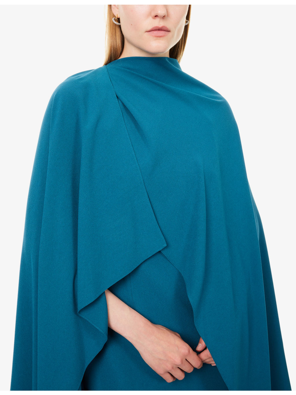 Deena Cape Woven Maxi Dress - 5