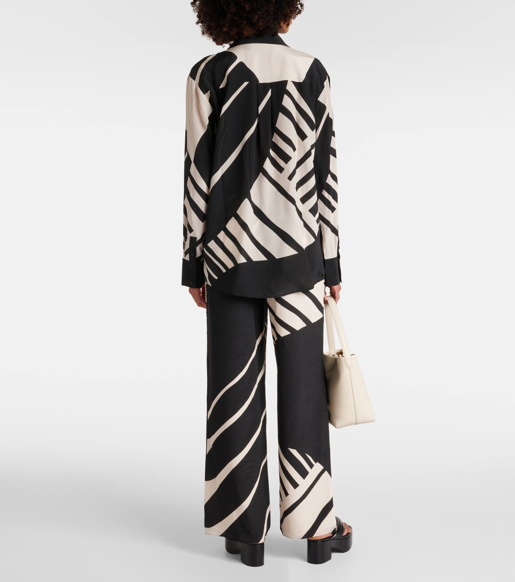 Printed silk shirt - 3