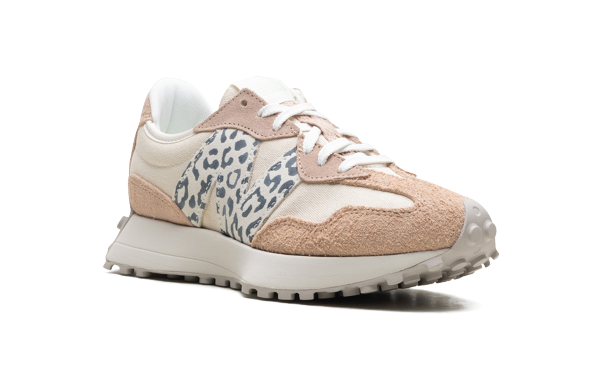 327 WMNS "Flat Taupe Linen Leopard" - 7