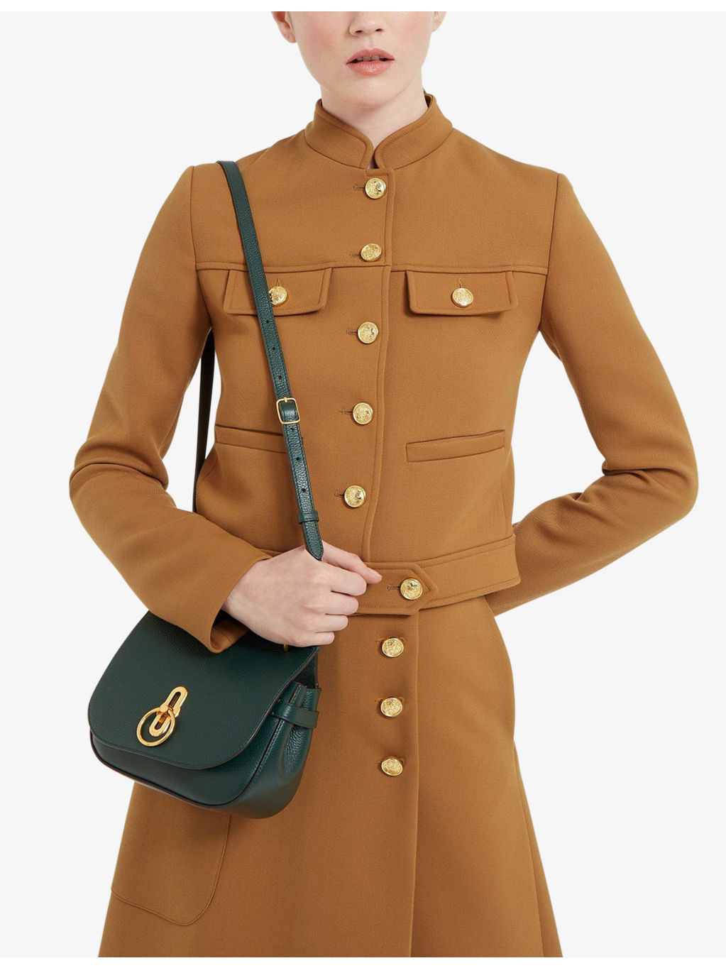 Amberley small grained-leather satchel bag - 2