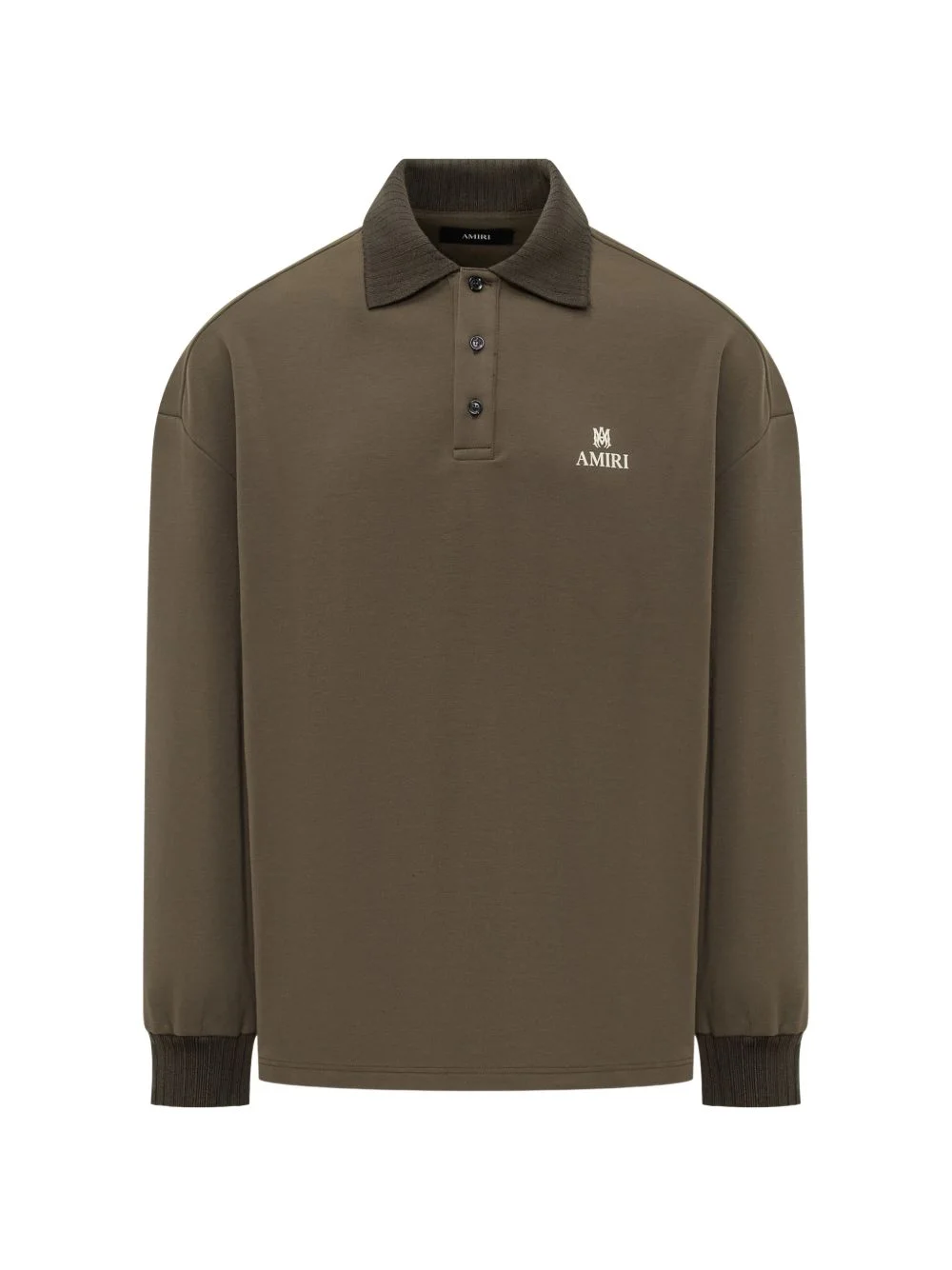 long-sleeve polo shirt - 1