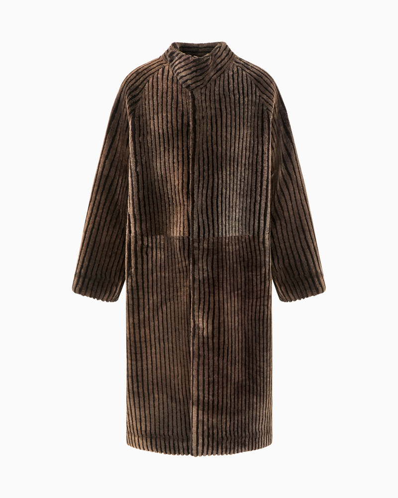 LONG LAMBSKIN SHEARLING COAT 1