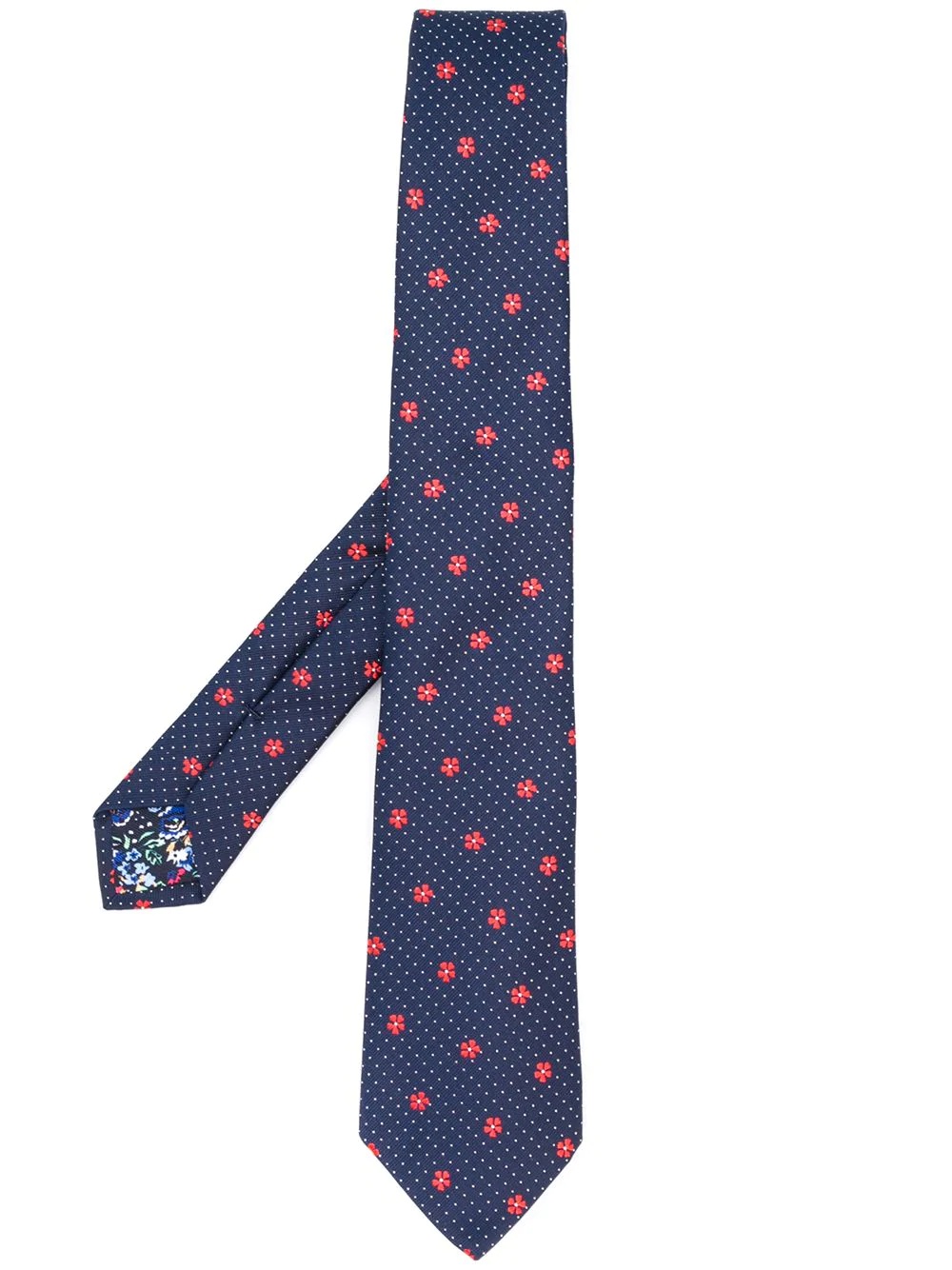 embroidered floral tie - 1