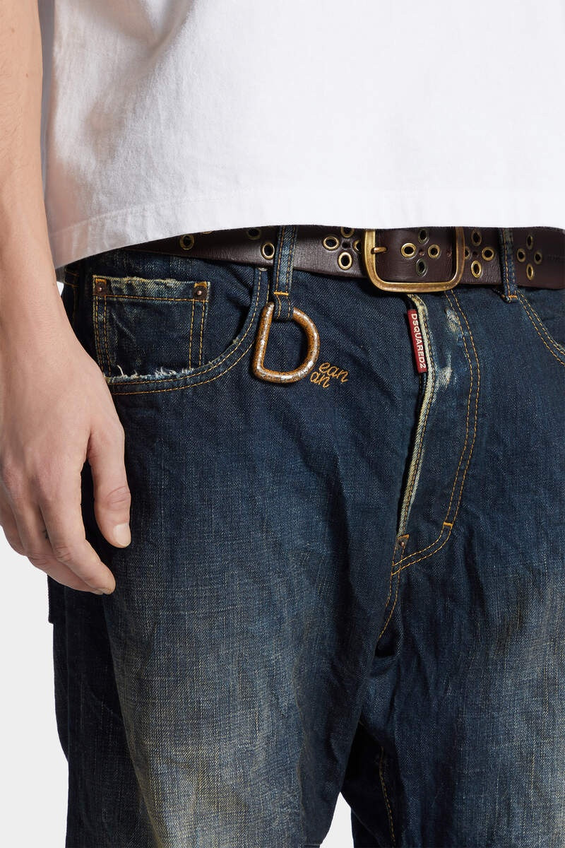 DARK DESERT DUST WASH KAWAII JEANS 5