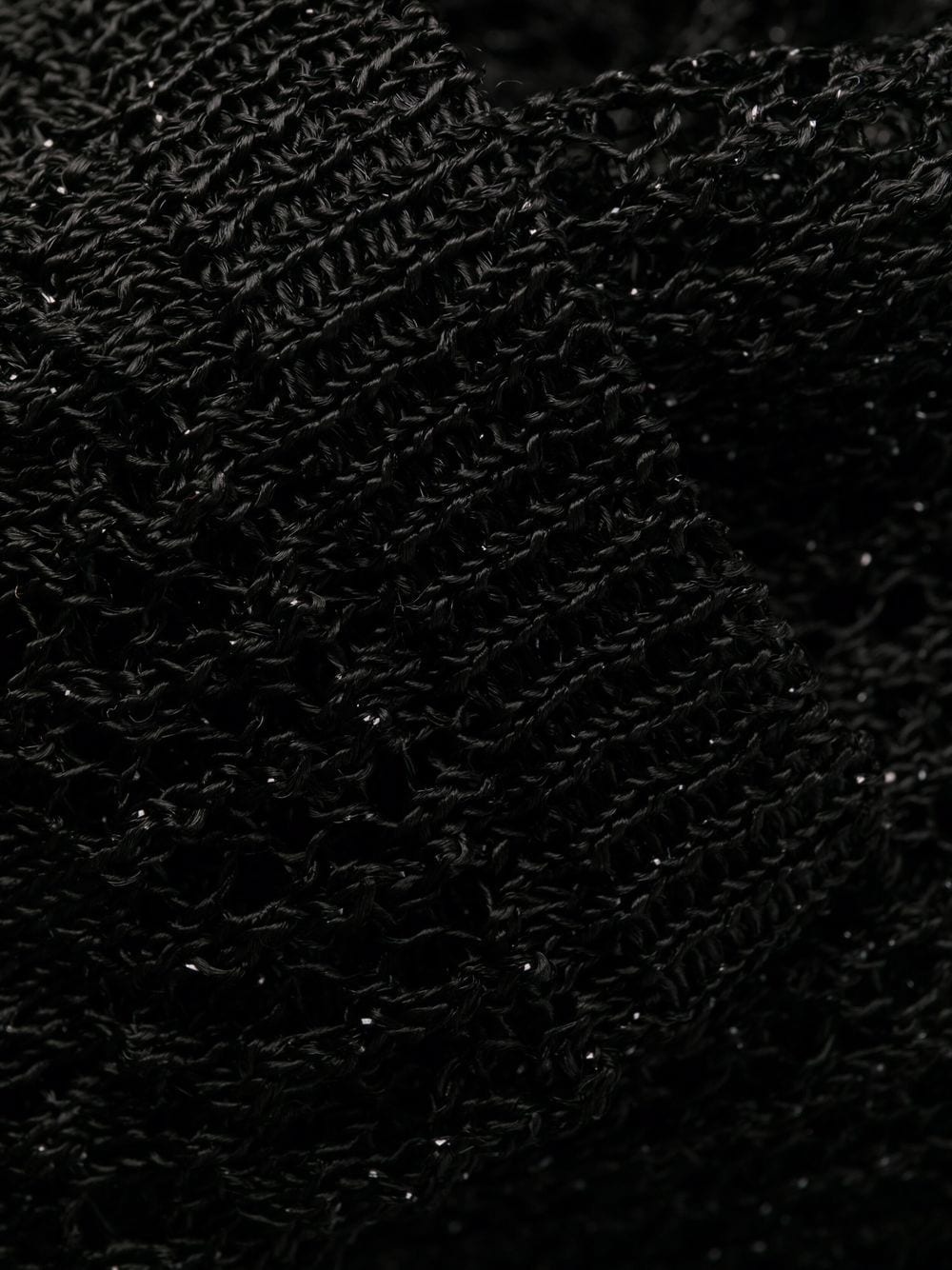 open-knit long-sleeve dress - 5