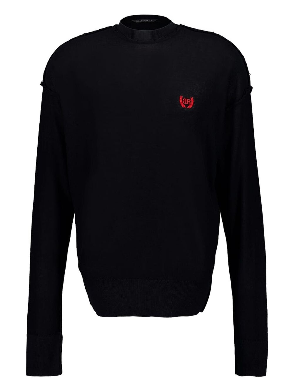 logo-embroidered sweater - 1