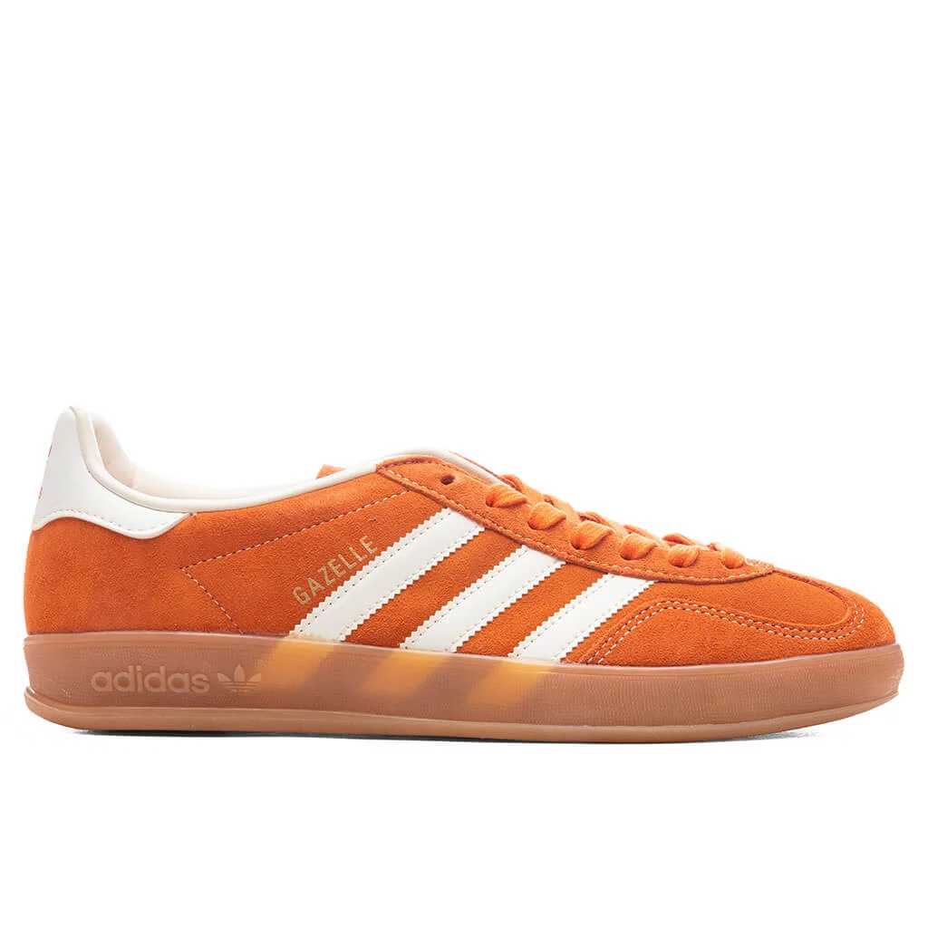 GAZELLE INDOOR - ORANGE/OFF WHITE/GOLD METALLIC - 1
