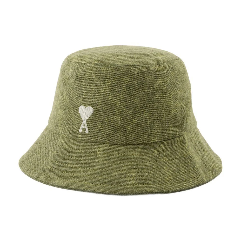 AMI Paris Adc Embroidery Bucket Hat - 1