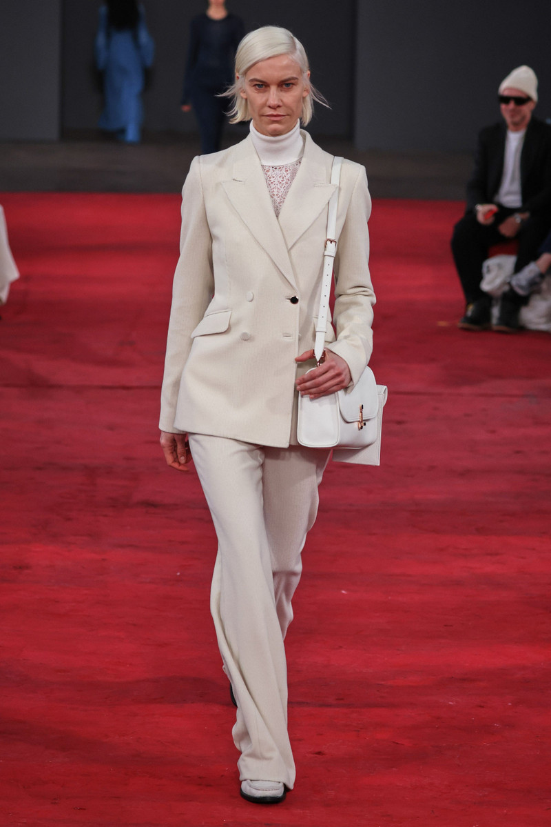 GABRIELA HEARST Stephanie Blazer in Ivory Cashmere Corduroy outlook