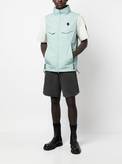 A-COLD-WALL* logo-patch knee-length shorts outlook