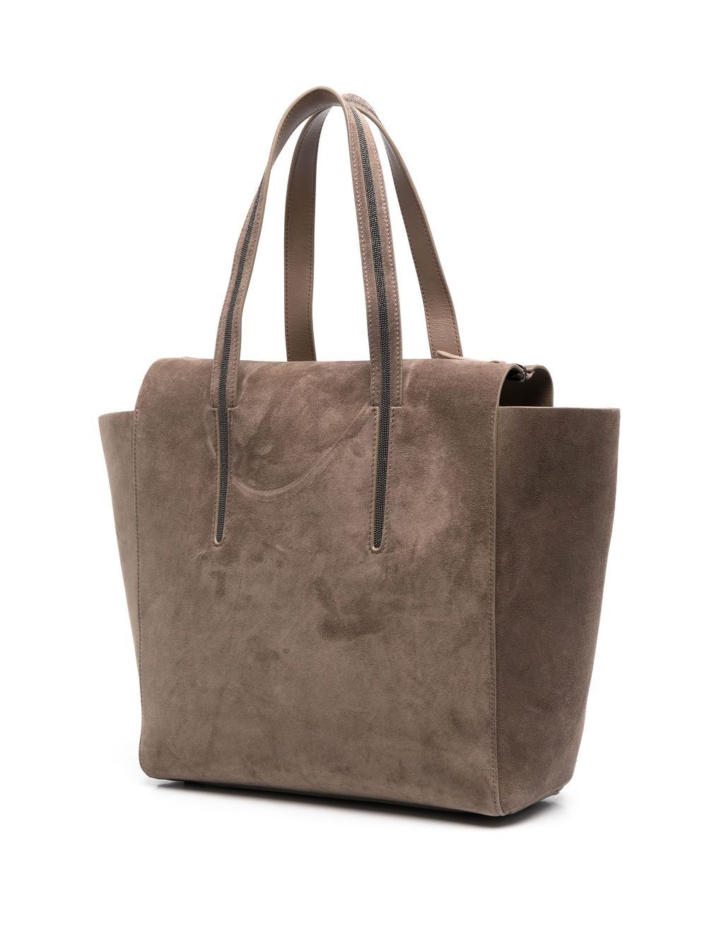 Monili-trim leather tote - 3