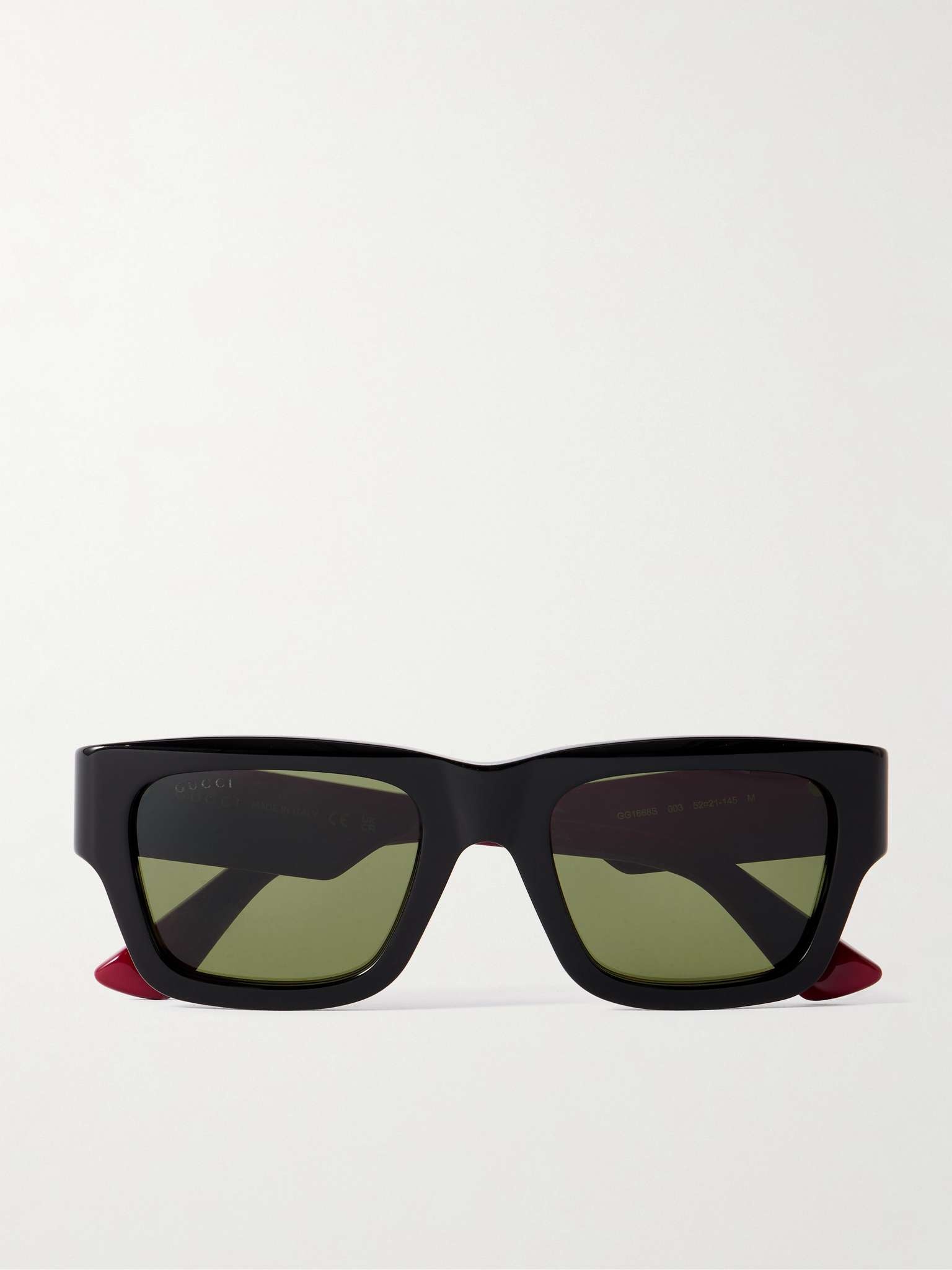 Square-Frame Acetate Sunglasses - 1