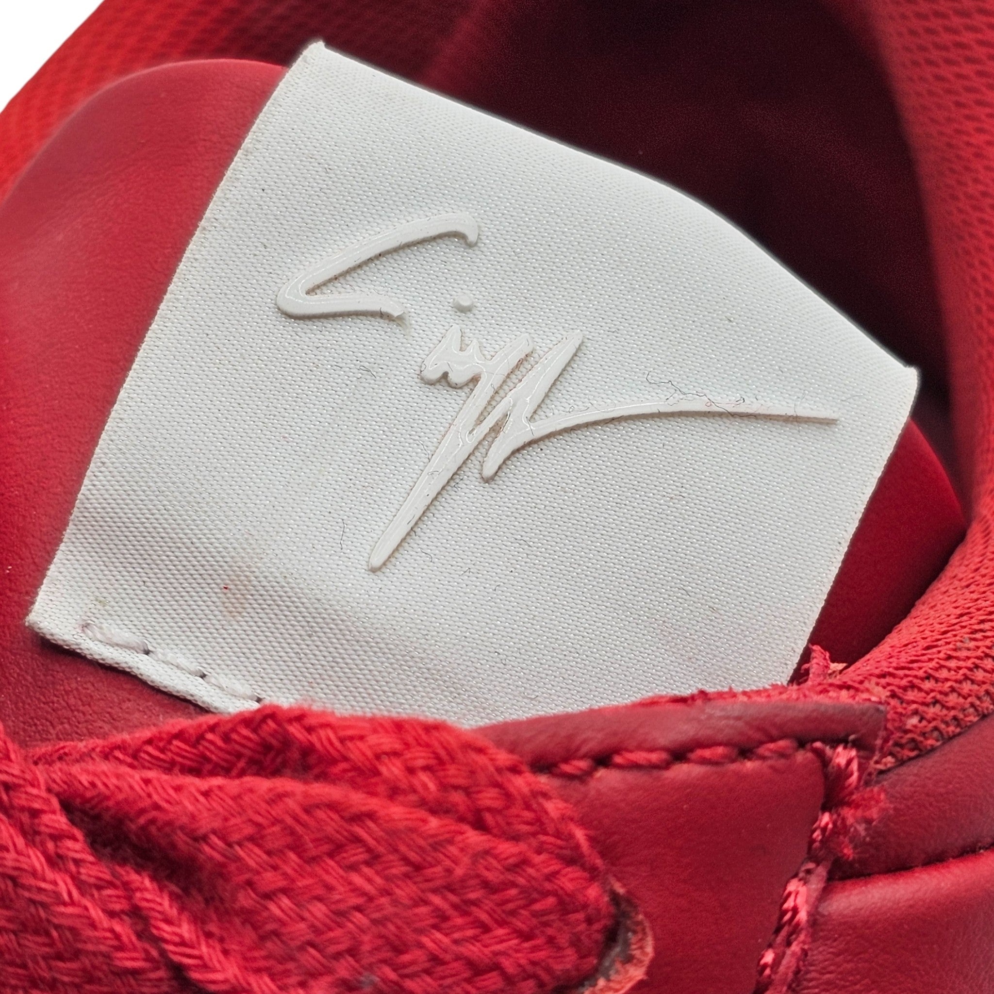 Giuseppe Zanotti Cobra Sneakers - Leather - Red - 45 - 10