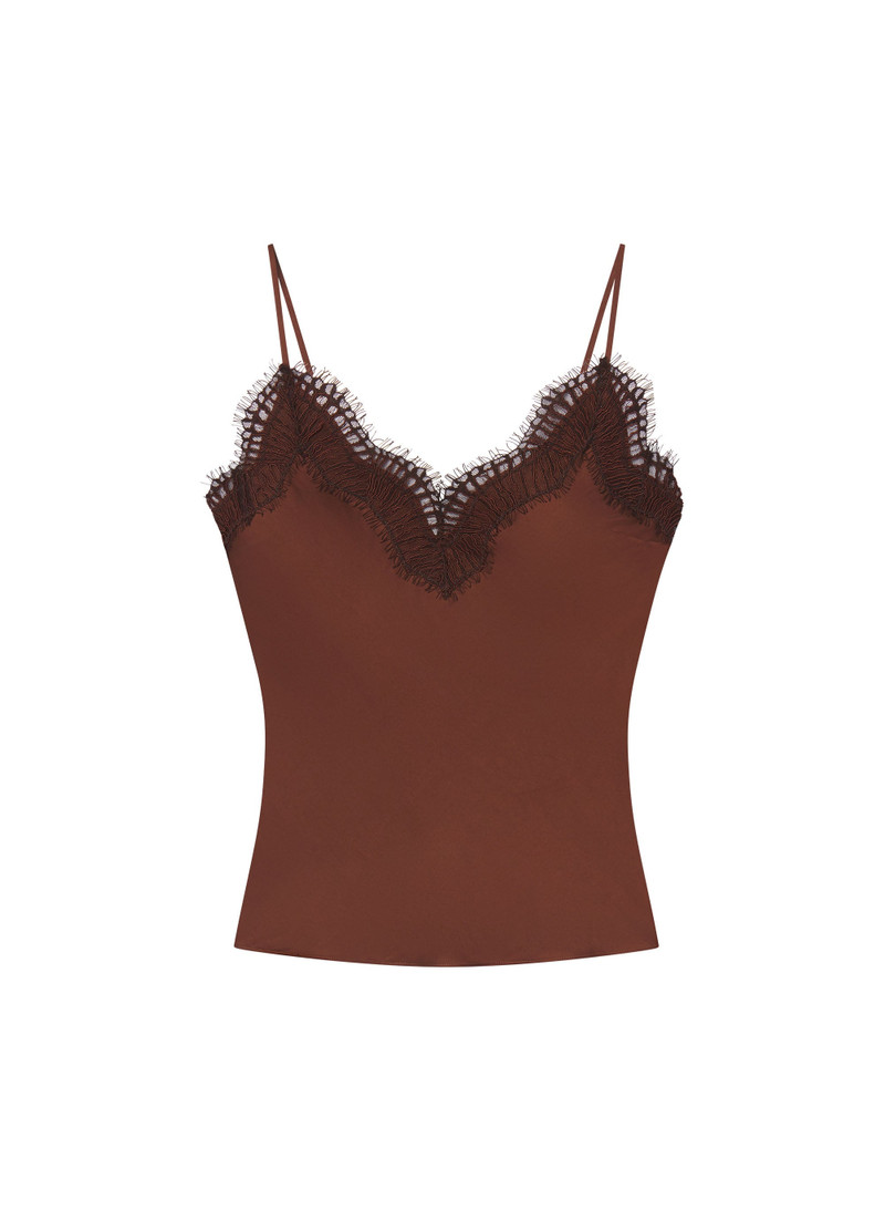 Presley Satin and Lace Camisole Top 1