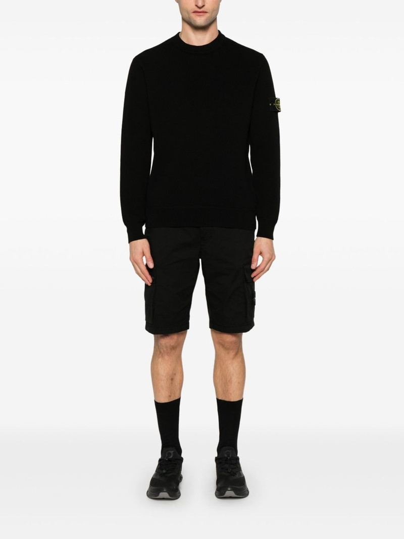 Stone Island Supima-cotton cargo shorts outlook