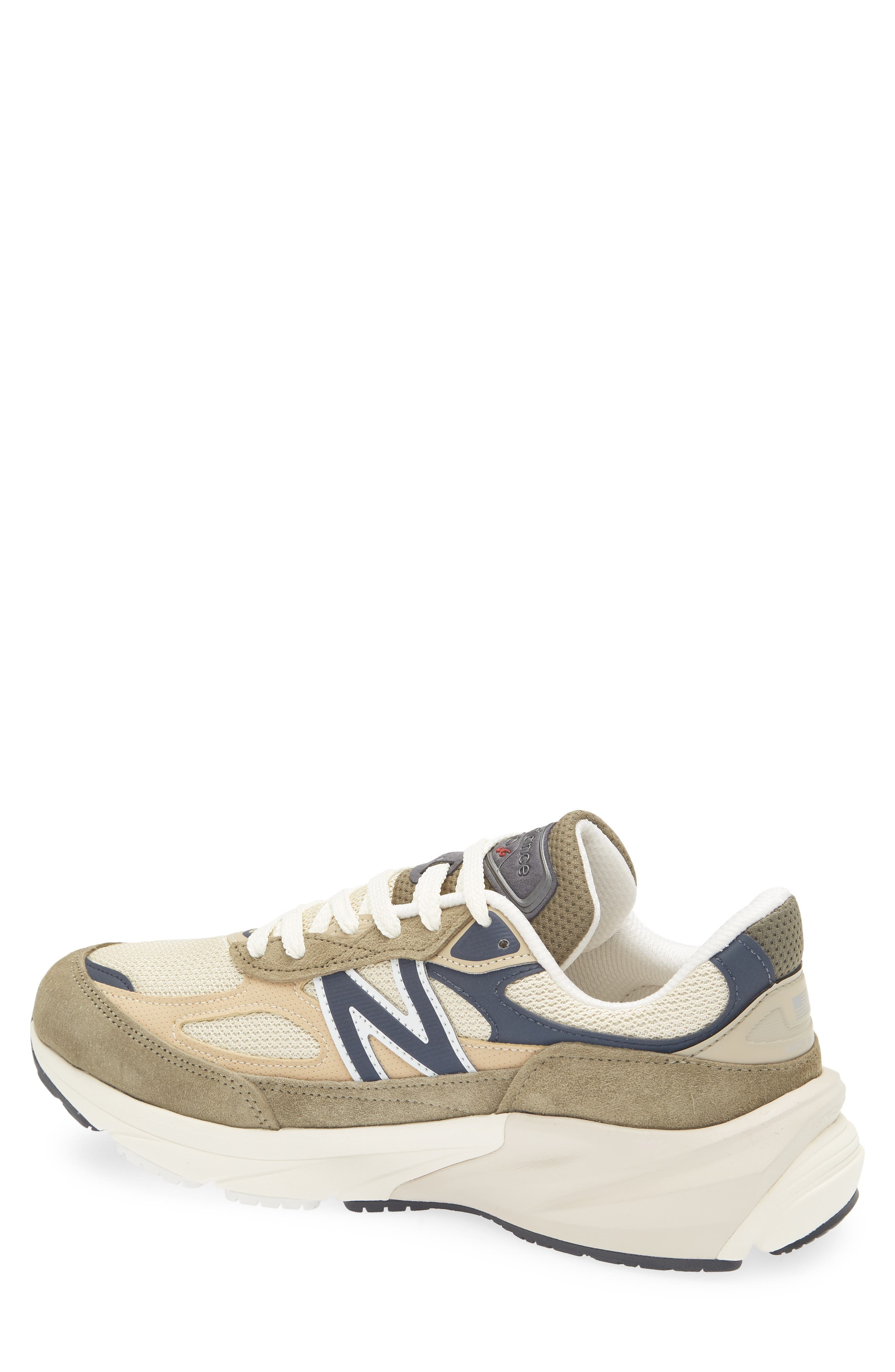 New Balance Made in USA 990 v6 Running Shoe in Dark Camo/Incense at Nordstrom - 2