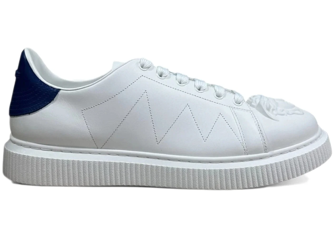 Versace Medusa Low Sneakers White Navy - 1