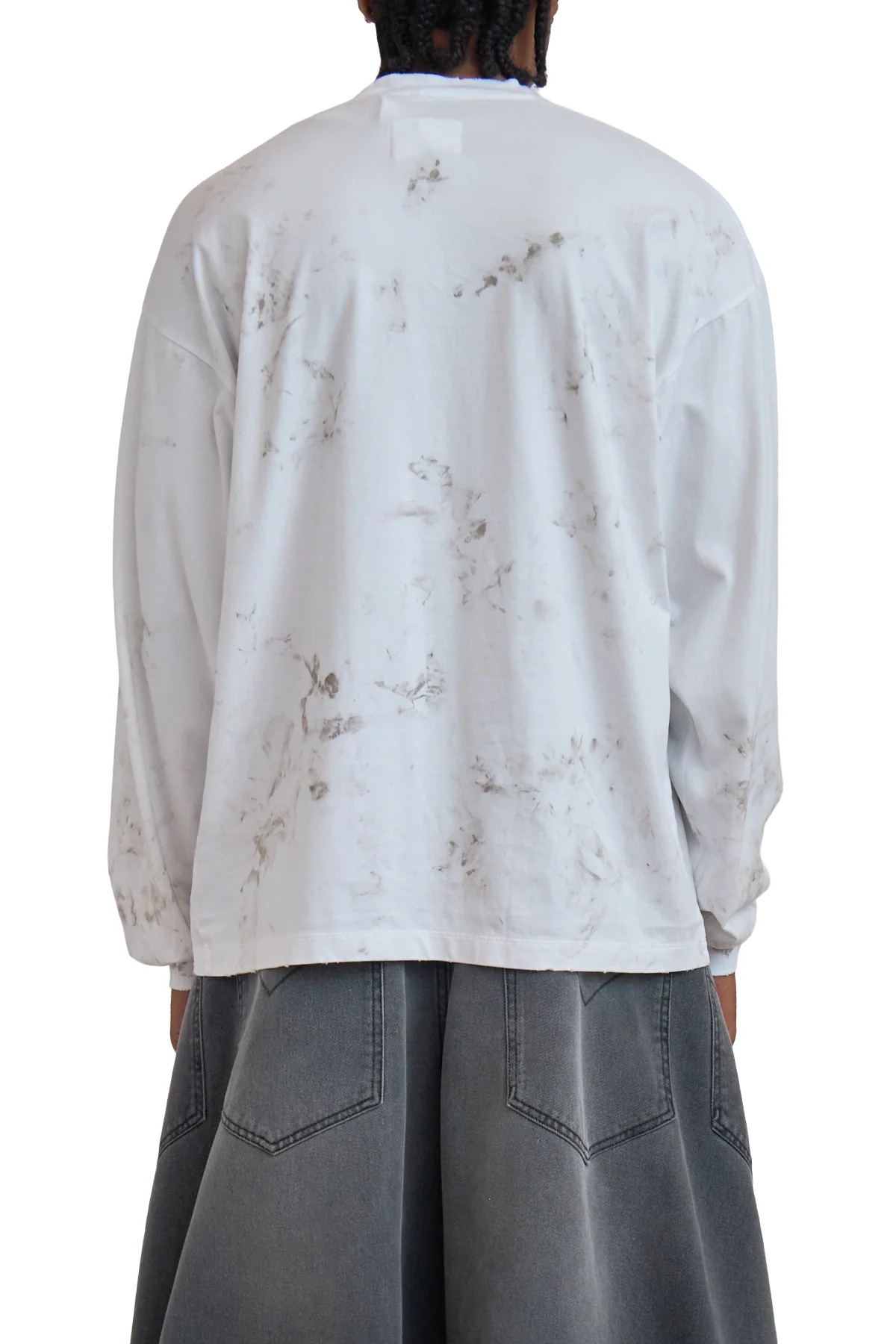 Doublet Long Sleeve T-Shirt With Villain Bear White - 2