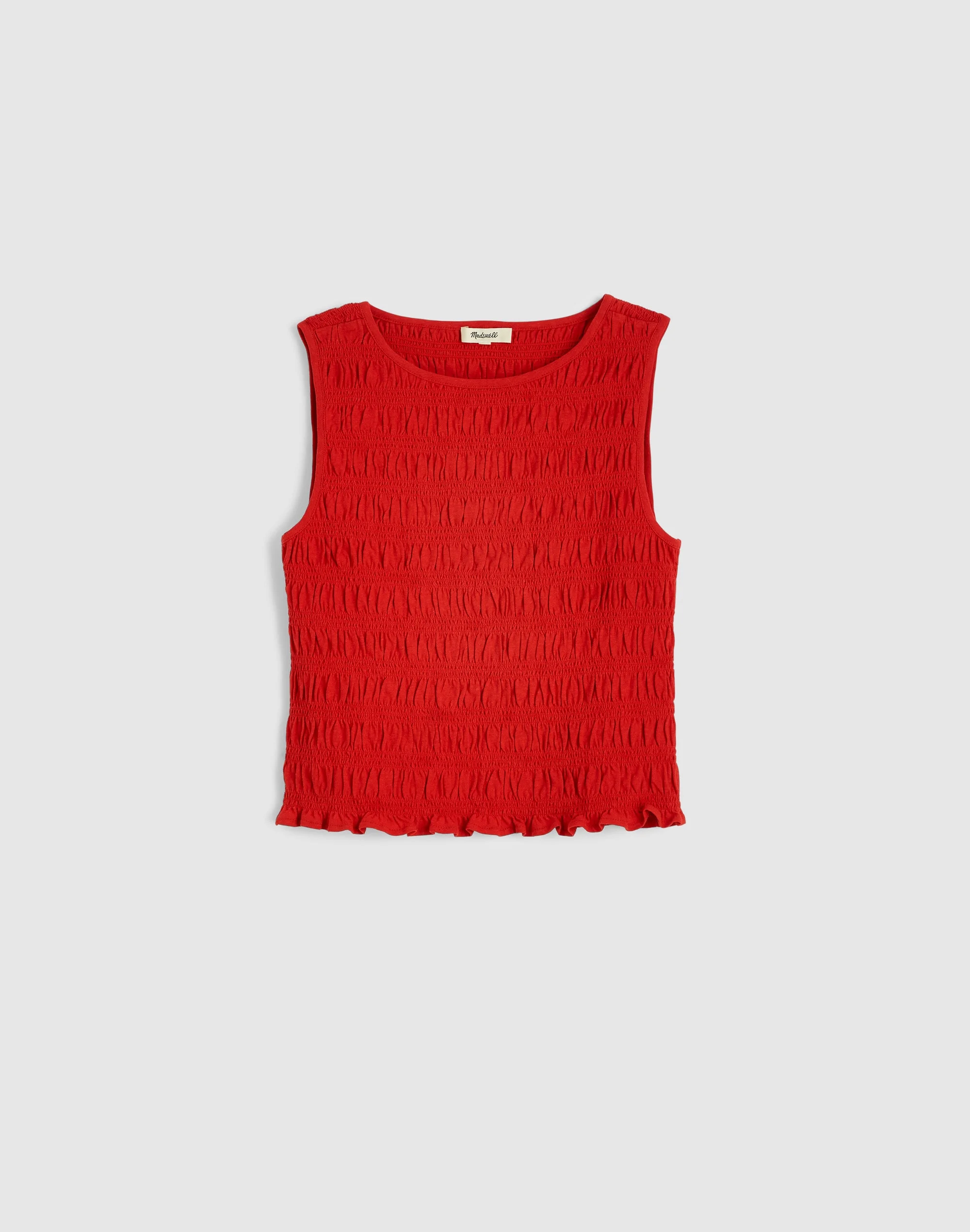 Smocked Boatneck Tank - 1