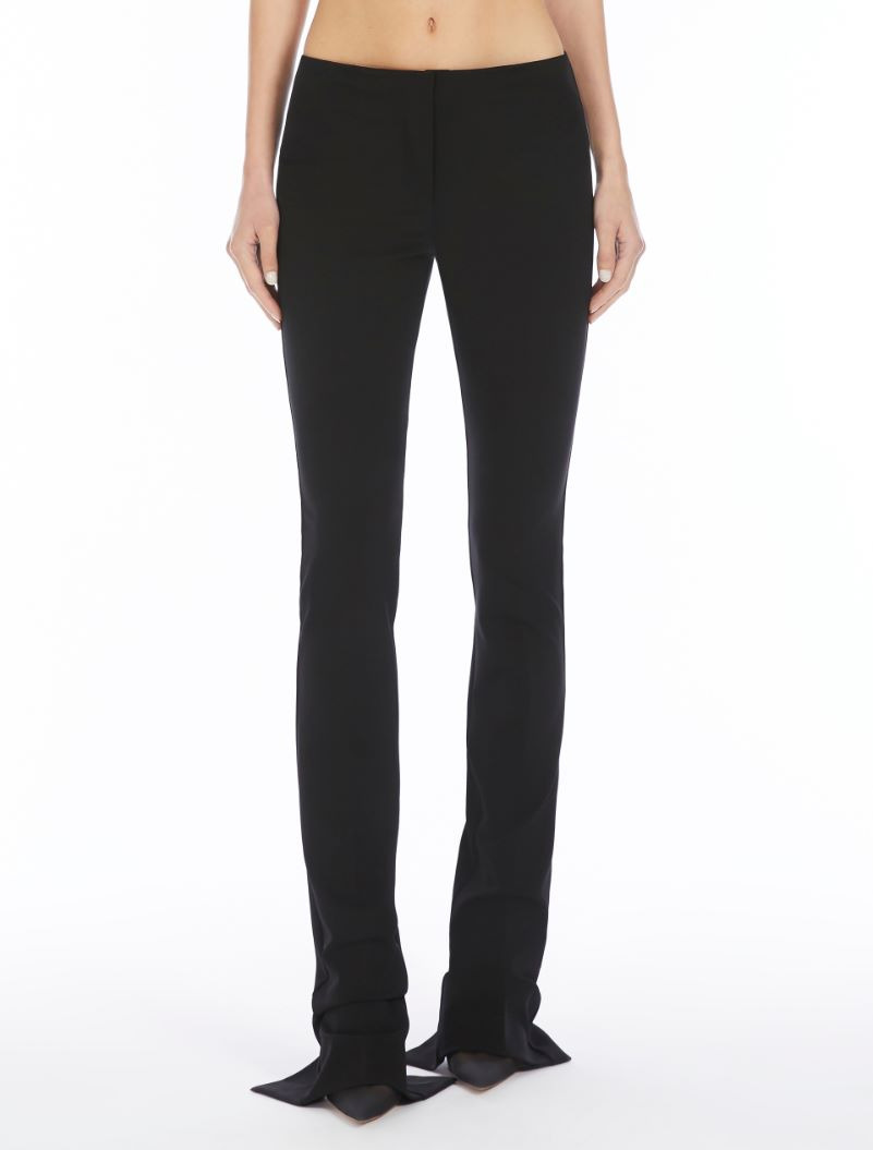 Trousers with rear slits - RUNWAY - 3