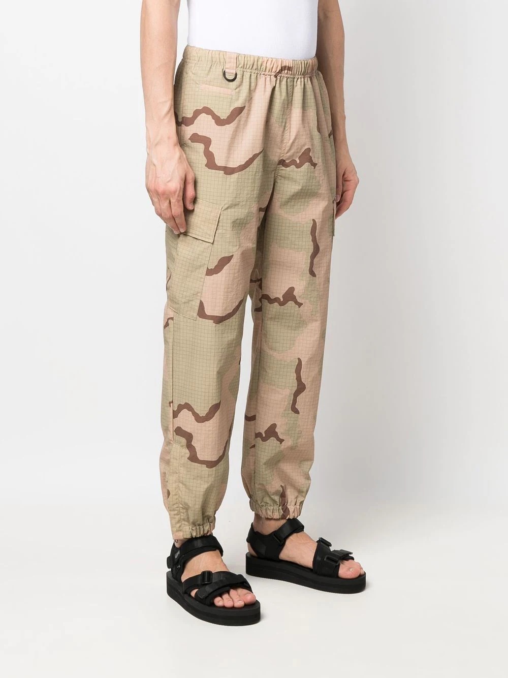 camouflage-print ripstop cargo trousers - 3